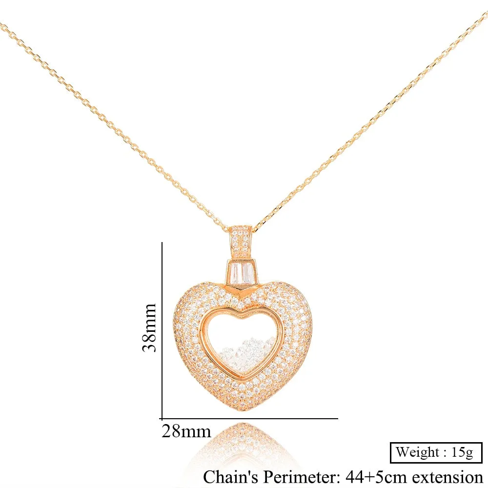 Princess Heart Inspired Fashion Necklace Pendant
