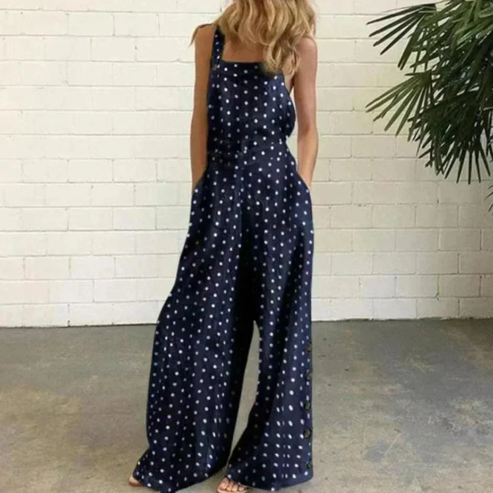 Print jumpsuits