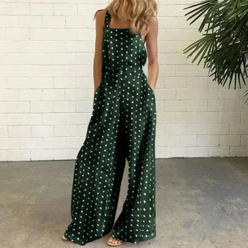 Print jumpsuits