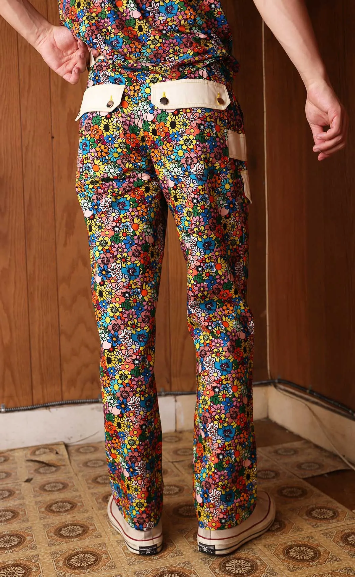 Psychedelic Garden Cargo Pant