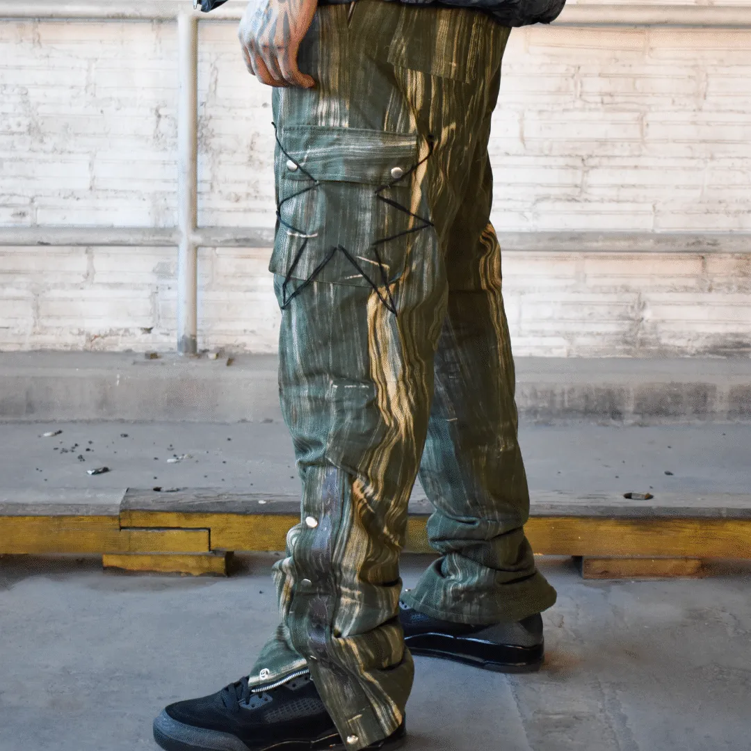 Quasar Acid Cargo Pants - Green