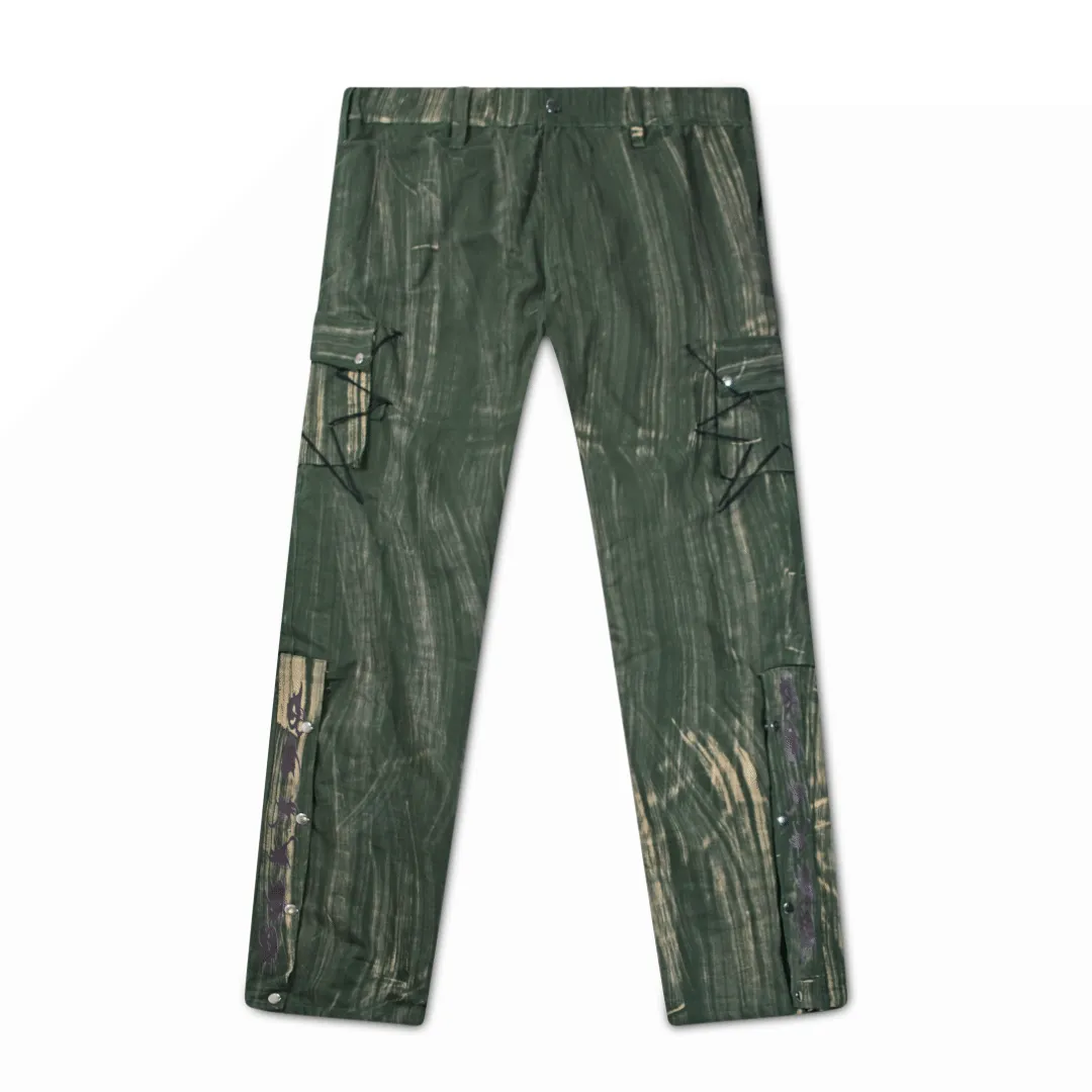 Quasar Acid Cargo Pants - Green