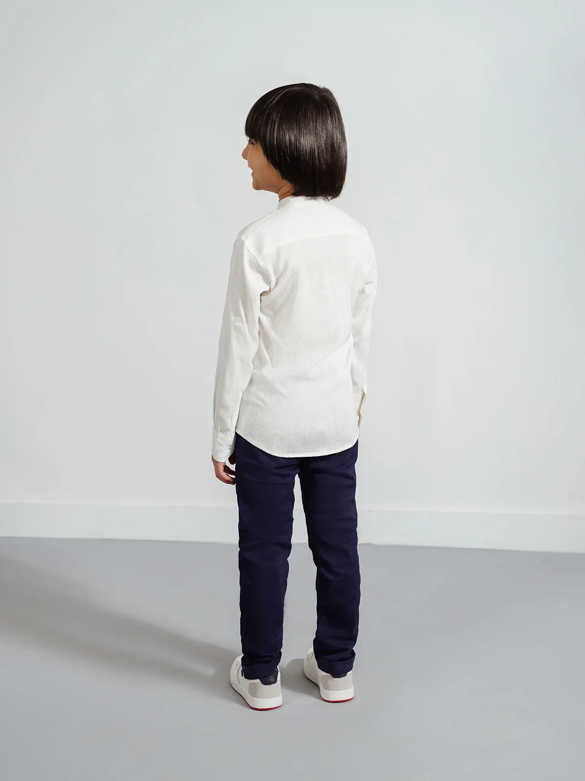 "CHIAKI" Slim Fit Twill Chinos