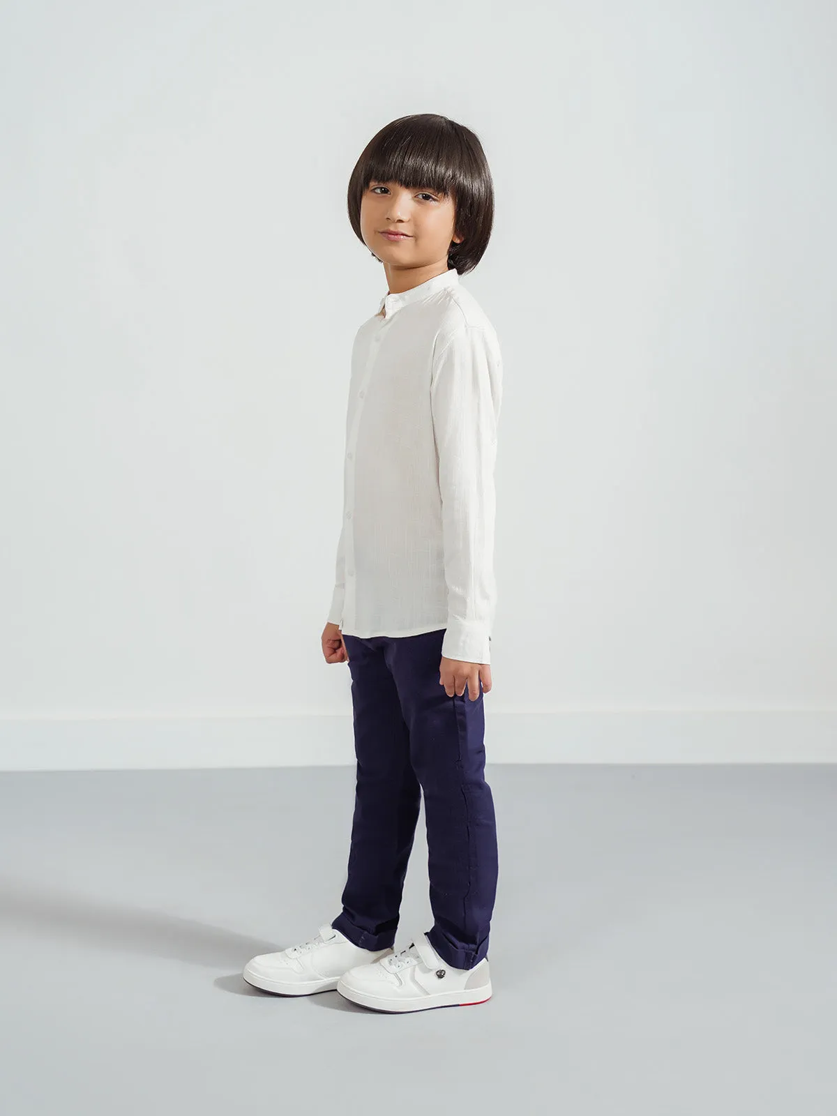 "CHIAKI" Slim Fit Twill Chinos