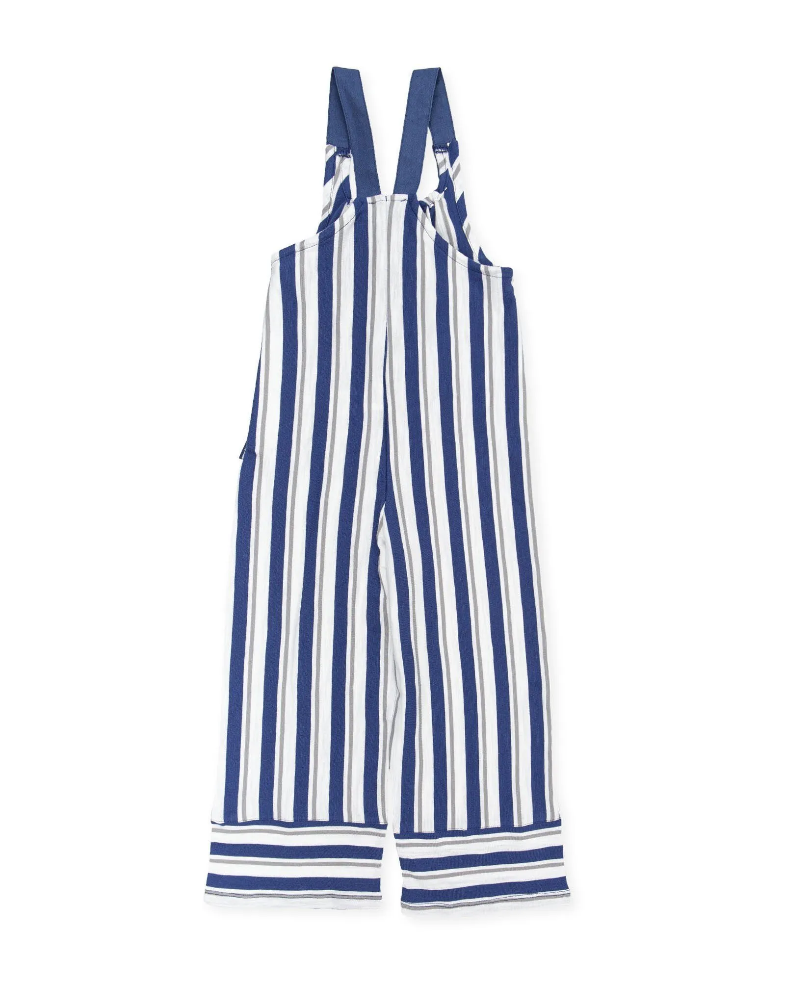 "Lovina" Blue Striped Jumpsuit