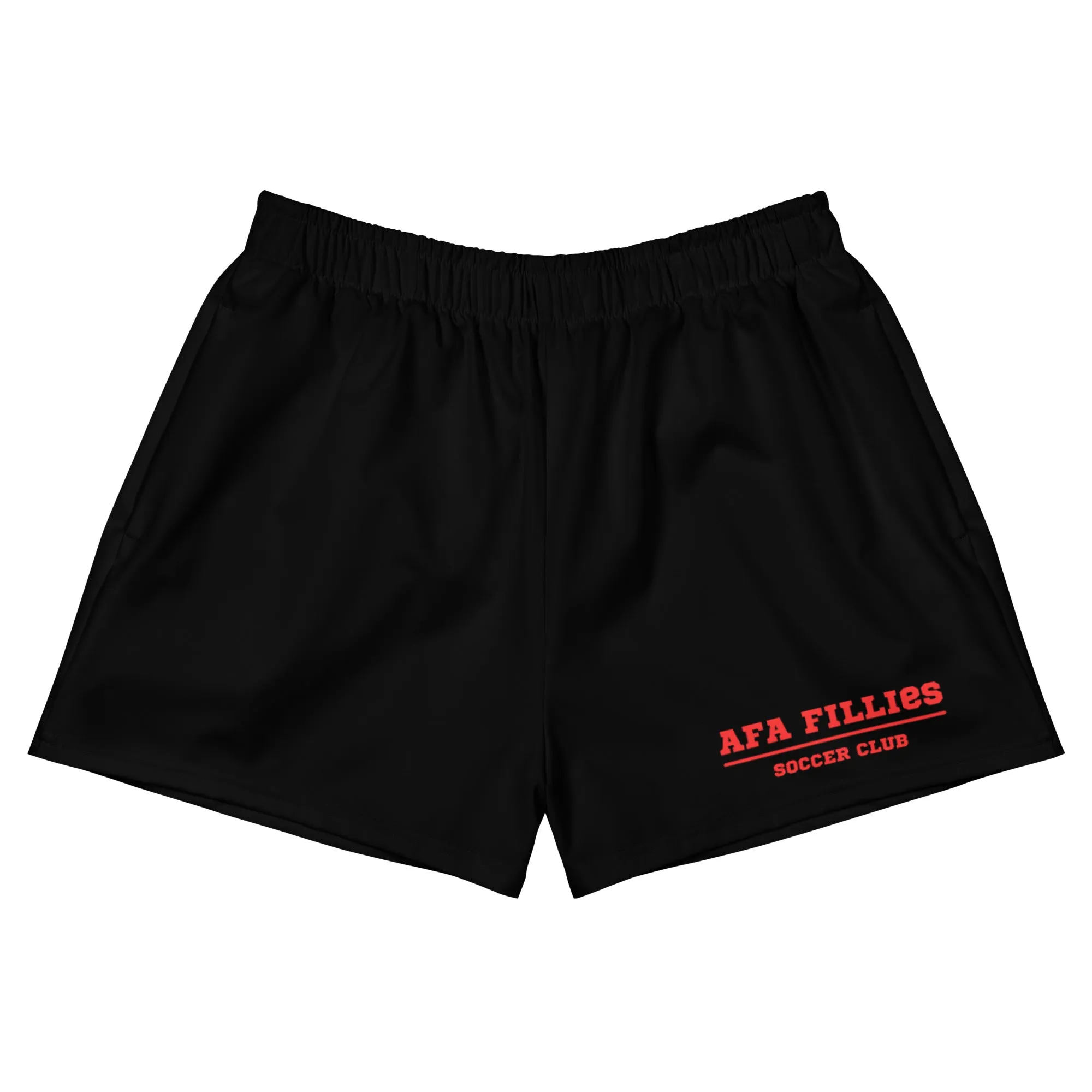 Red AFA Women’s Recycled Athletic Shorts