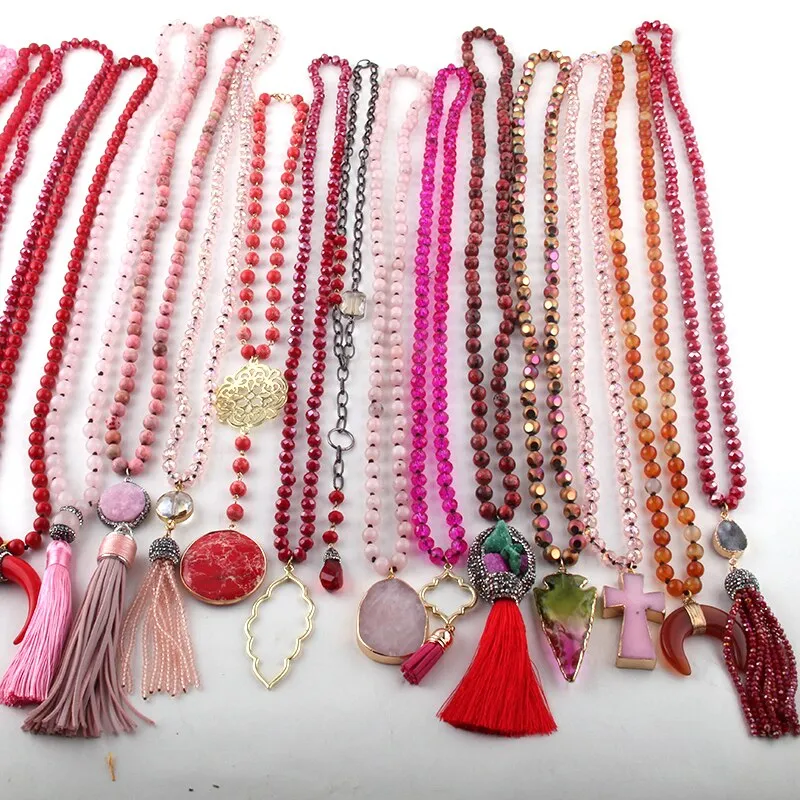 Red Statement Piece Necklaces