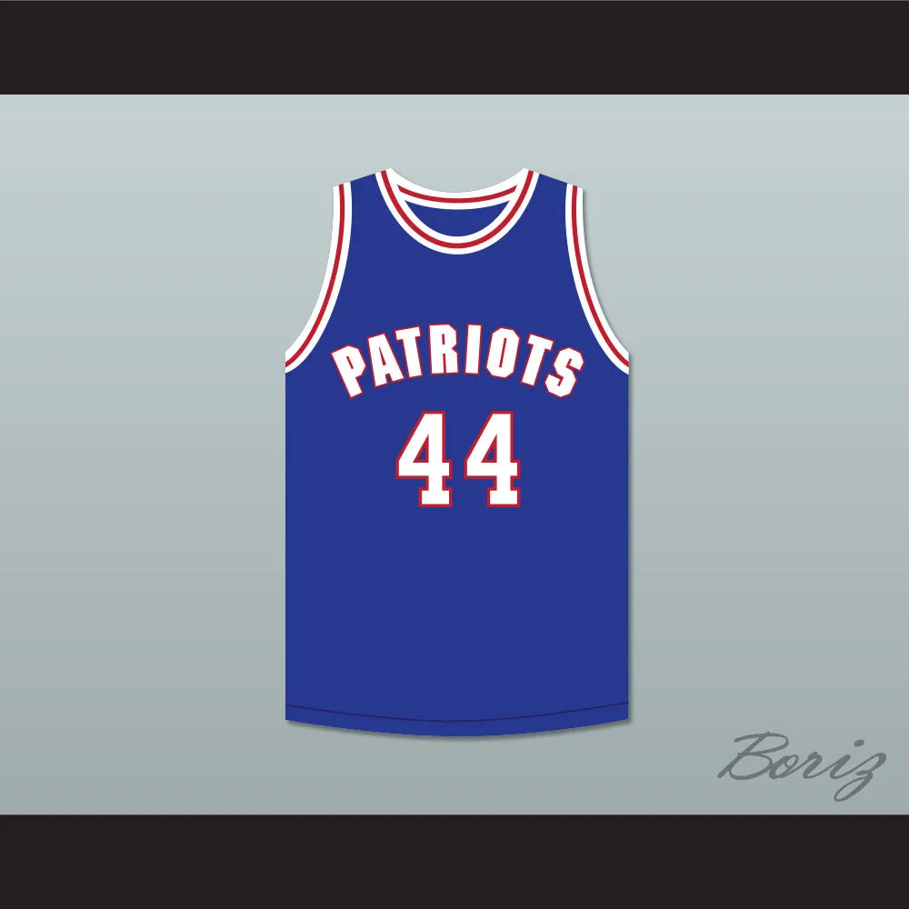 Reggie Reynolds 44 Will Foster High School Patriots Blue Basketball Jersey The Red Sneakers 2