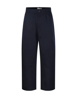 Relaxed Fit Black Chino Pants