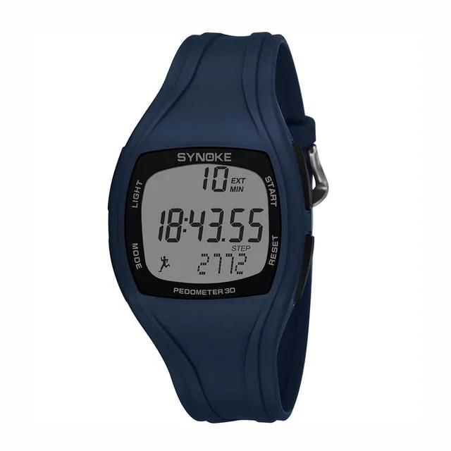 Relogio Masculino Digital Sports Watch Synoke Calorie Pedometer Chronograph Outdoor Watches 50m Waterproof Digital Watch