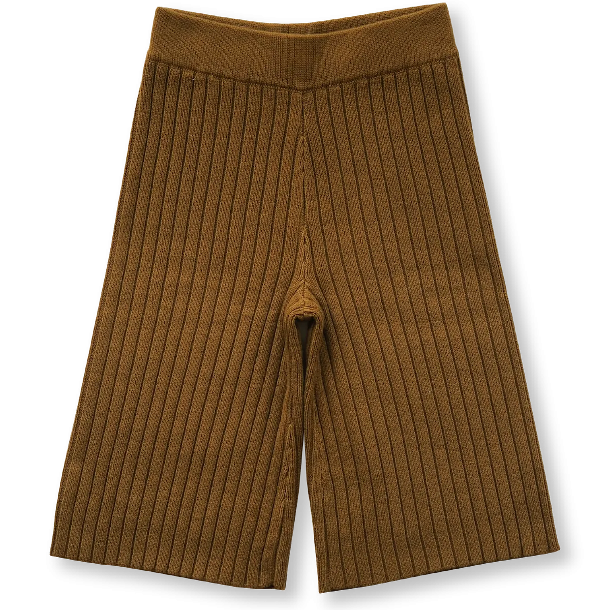 Rib Flare Pants - Moss