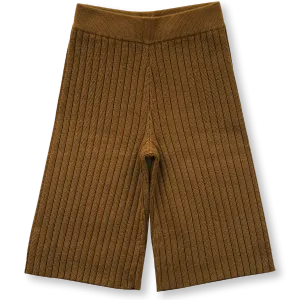Rib Flare Pants - Moss