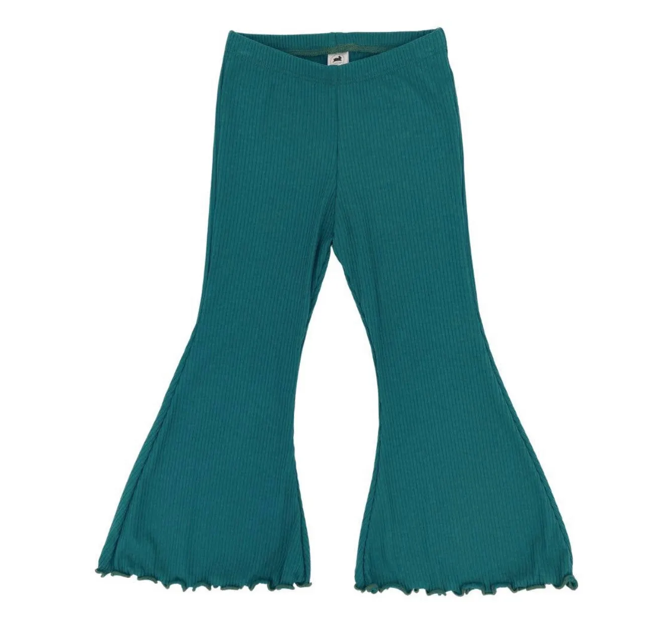 RIB-KNIT FLARES