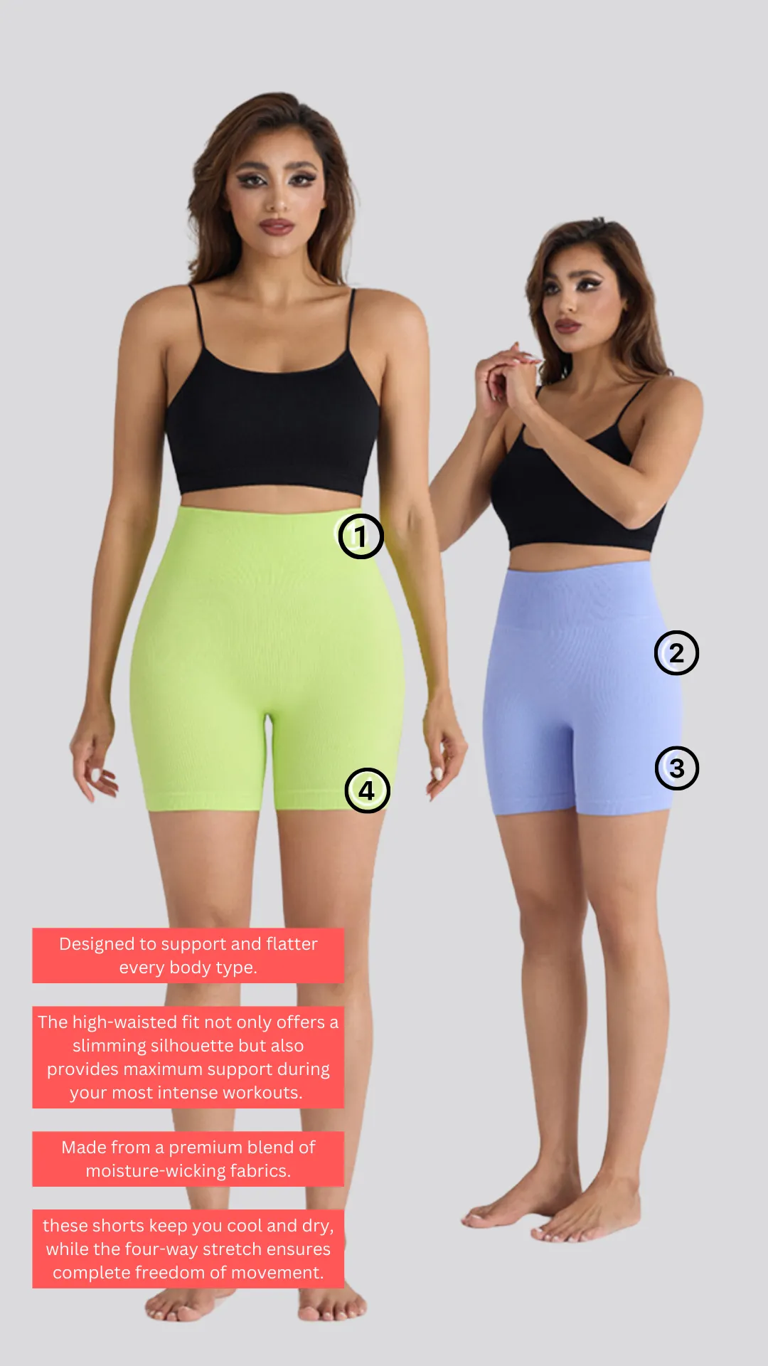 RibFlex Bike Shorts