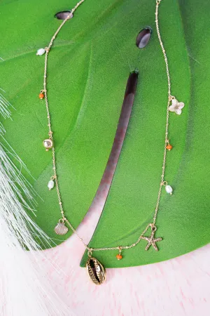 Rockyshore Goldtone Charm Necklace