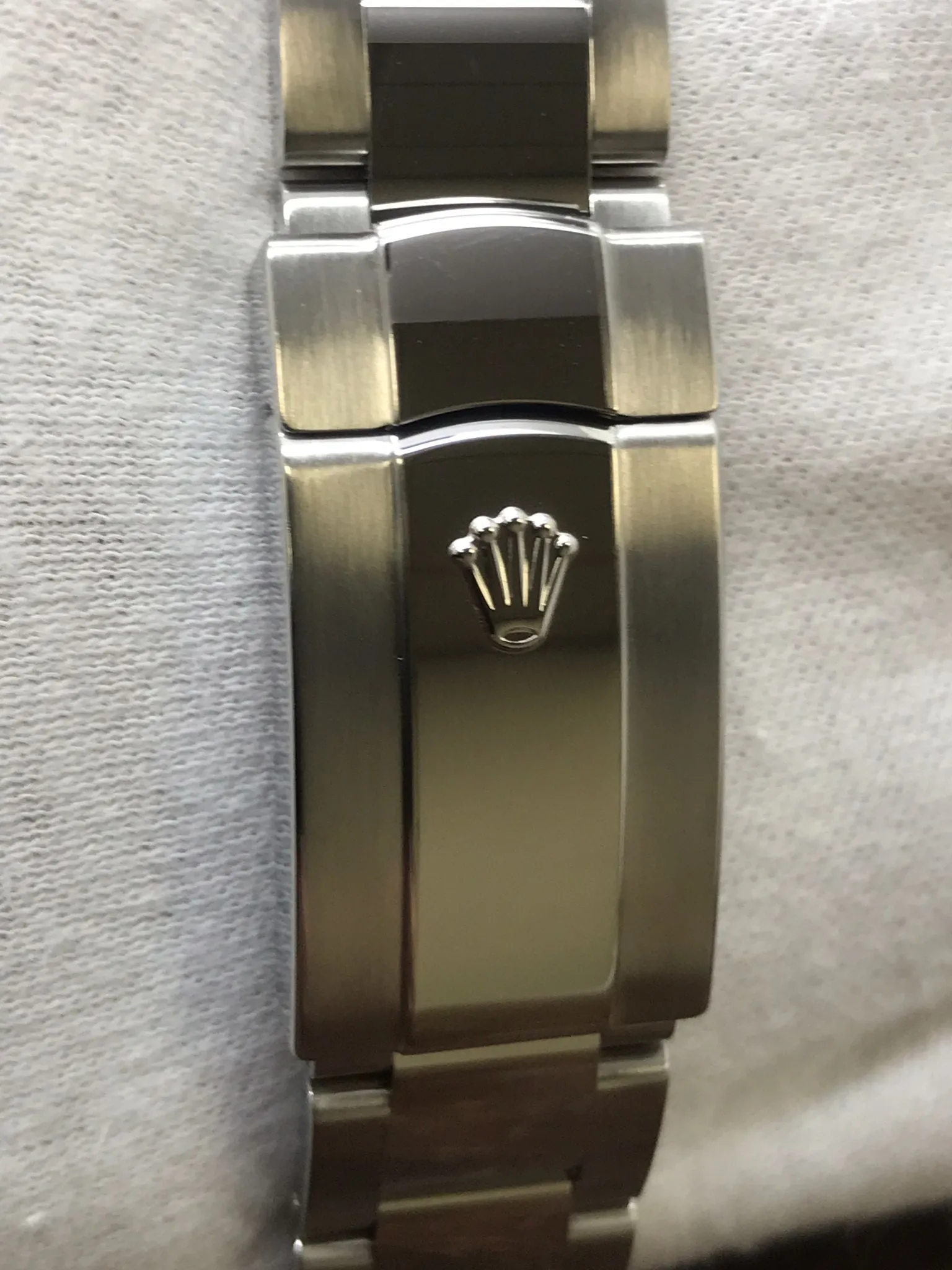 Rolex Date 34mm B&P 115200 Black Dial Automatic Watch