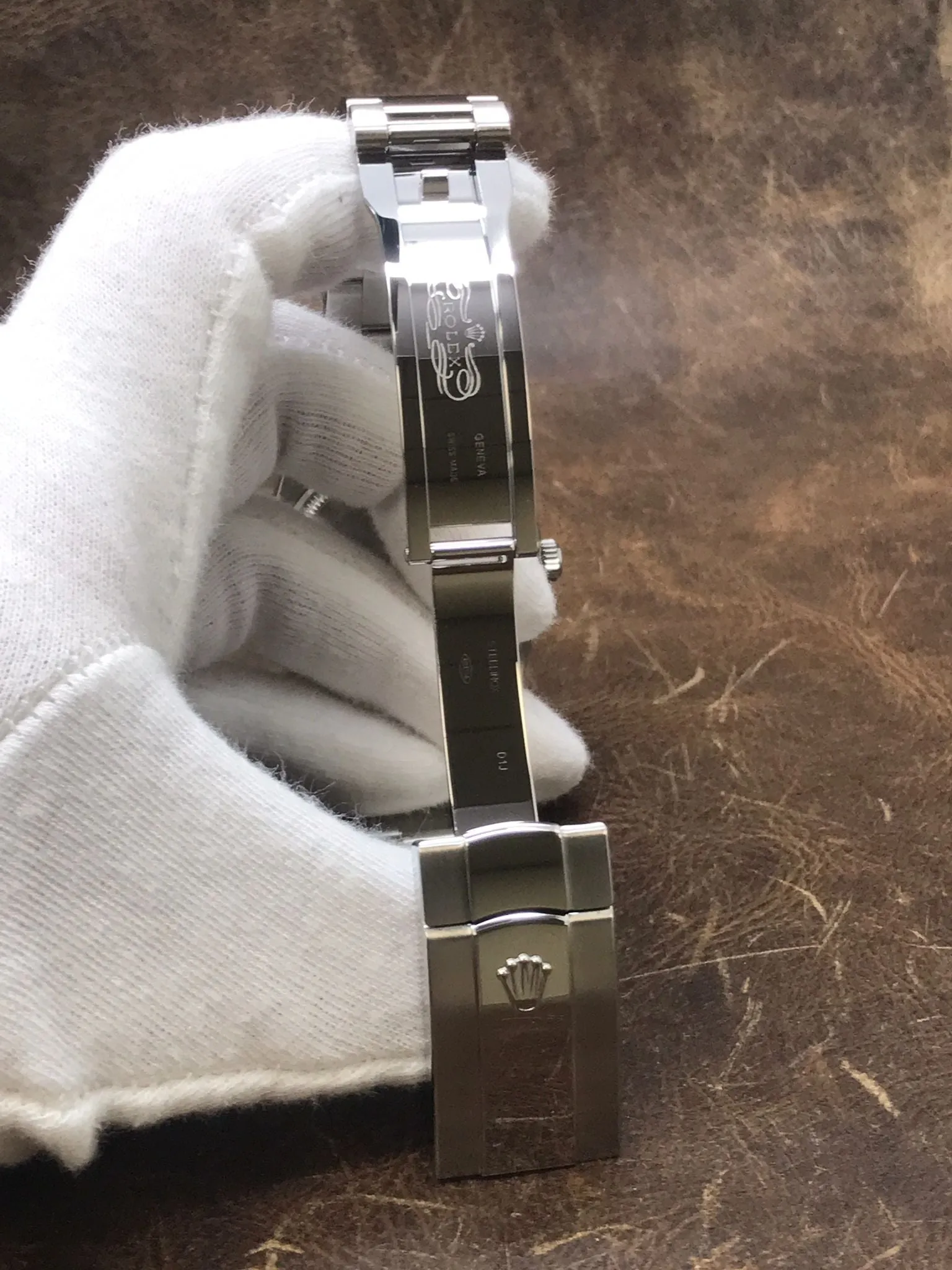 Rolex Date 34mm B&P 115200 Black Dial Automatic Watch