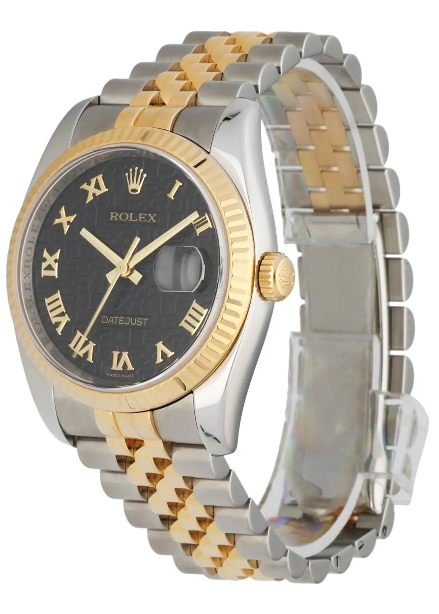Rolex Datejust 116233 Anniversary Dial Men's Watch Box & Papers