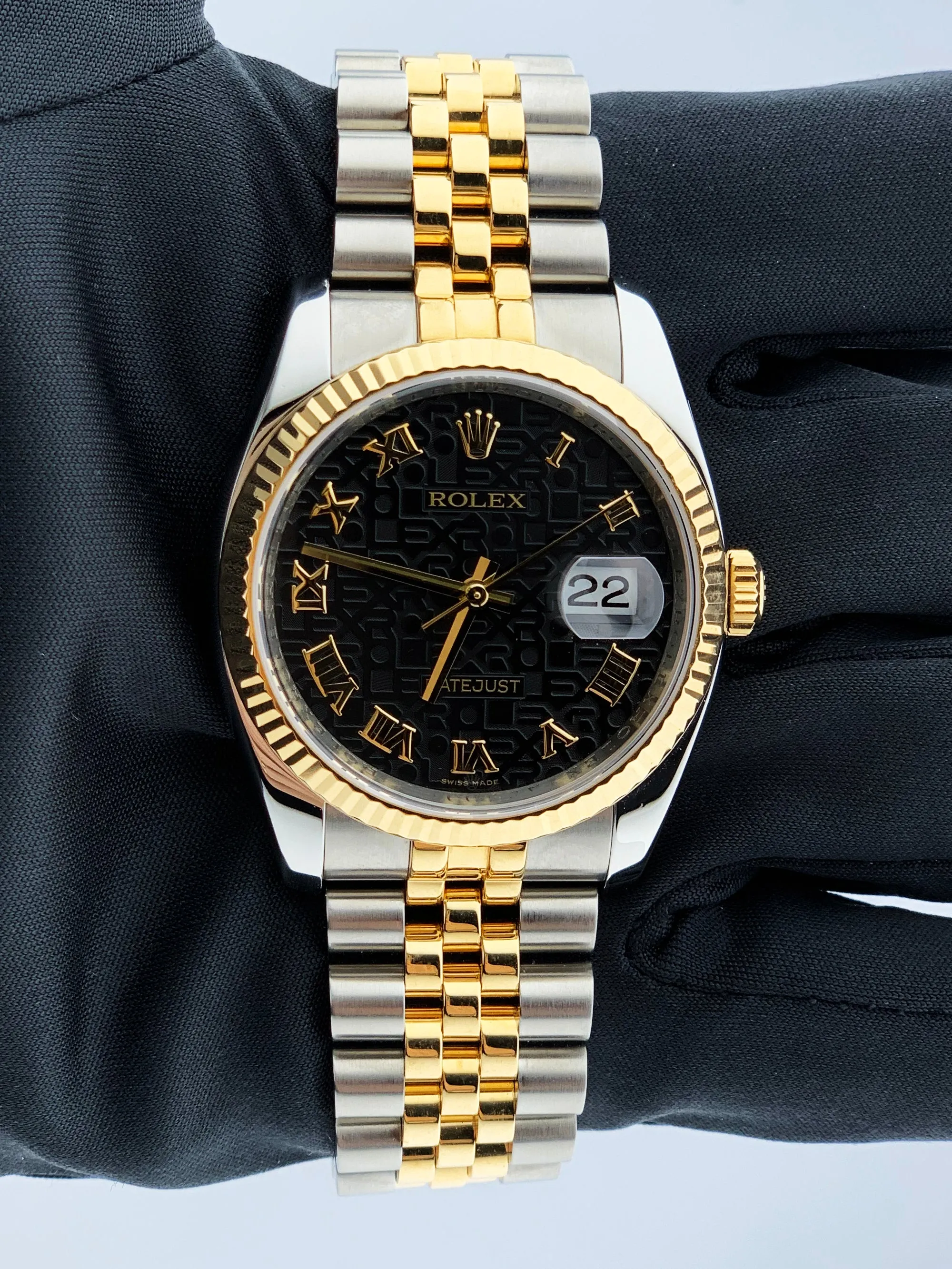 Rolex Datejust 116233 Anniversary Dial Men's Watch Box & Papers