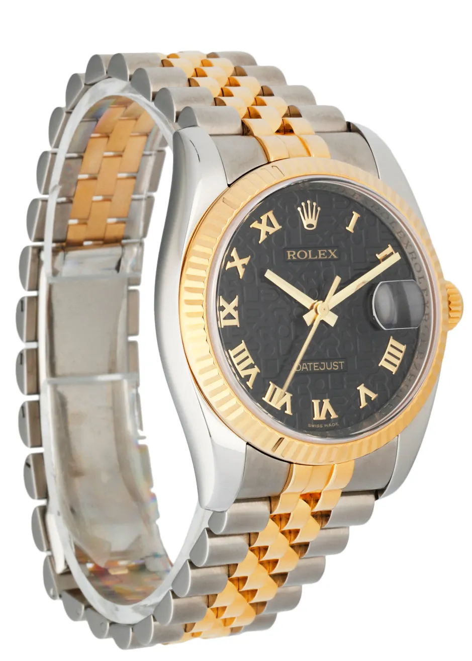 Rolex Datejust 116233 Anniversary Dial Men's Watch Box & Papers
