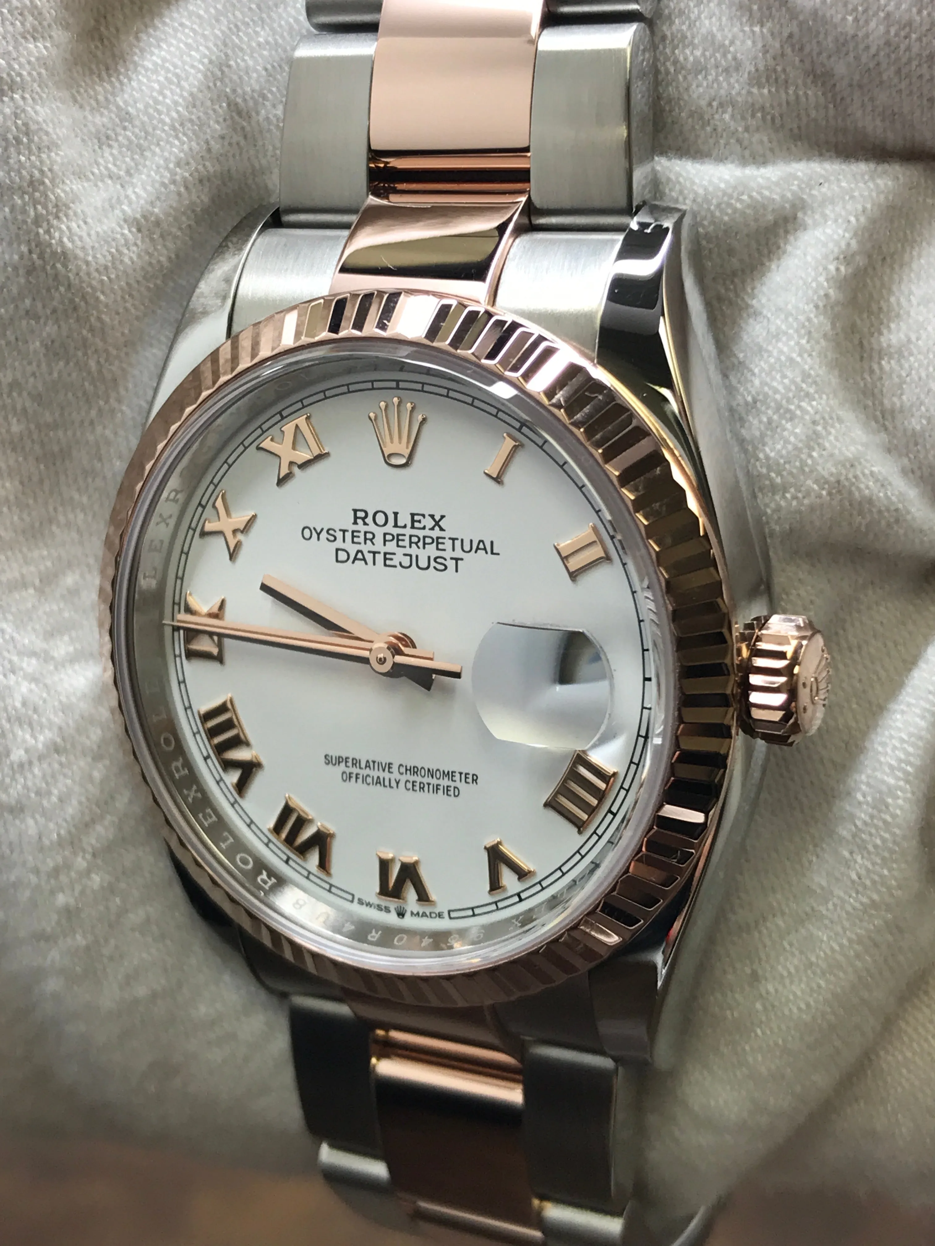 Rolex Datejust 36 126231 White Dial Automatic  Watch