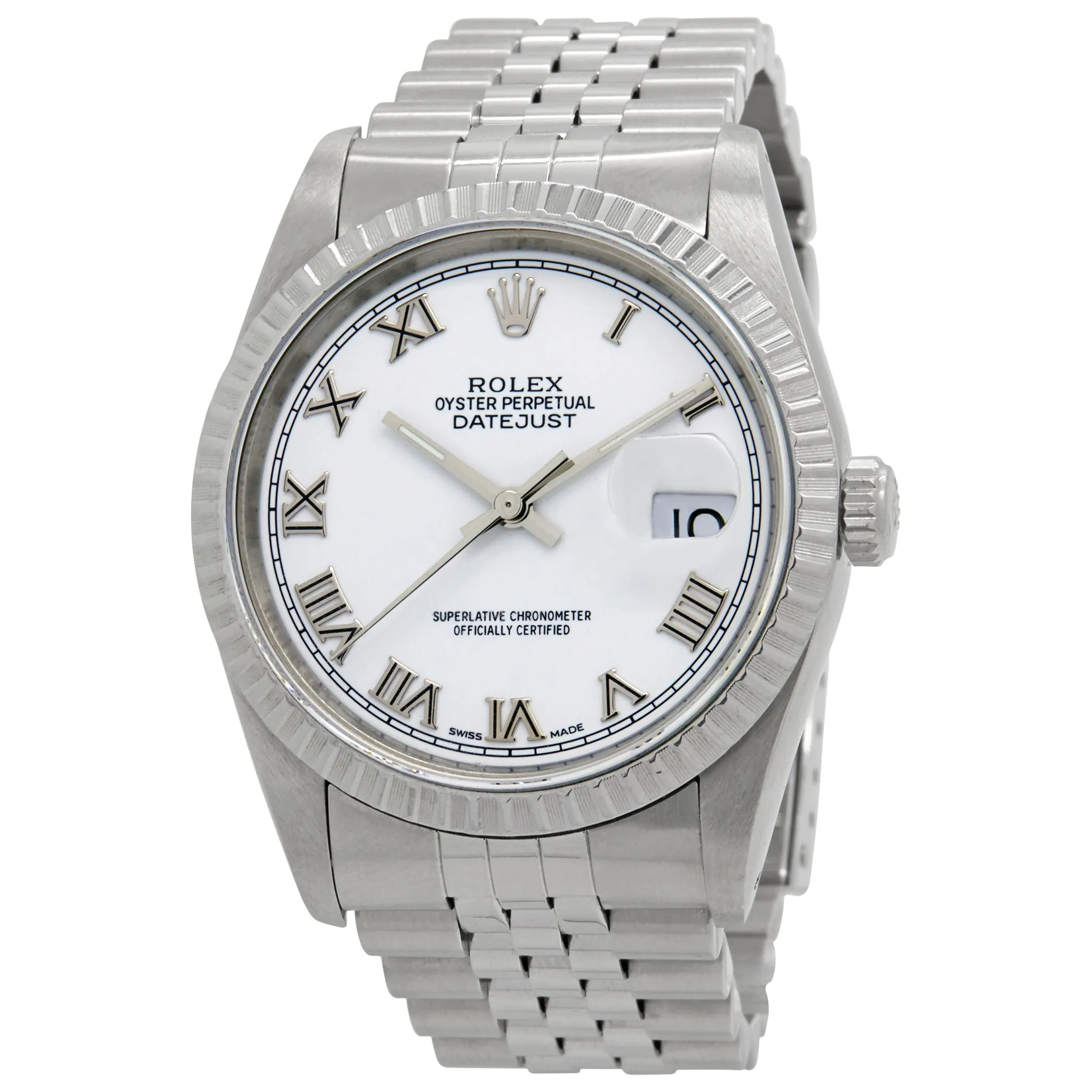 Rolex Datejust 36 16234 White Dial Automatic Watch
