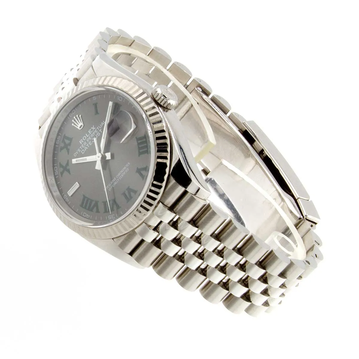 Rolex Datejust 36 SS Jubilee Wimbledon Dial