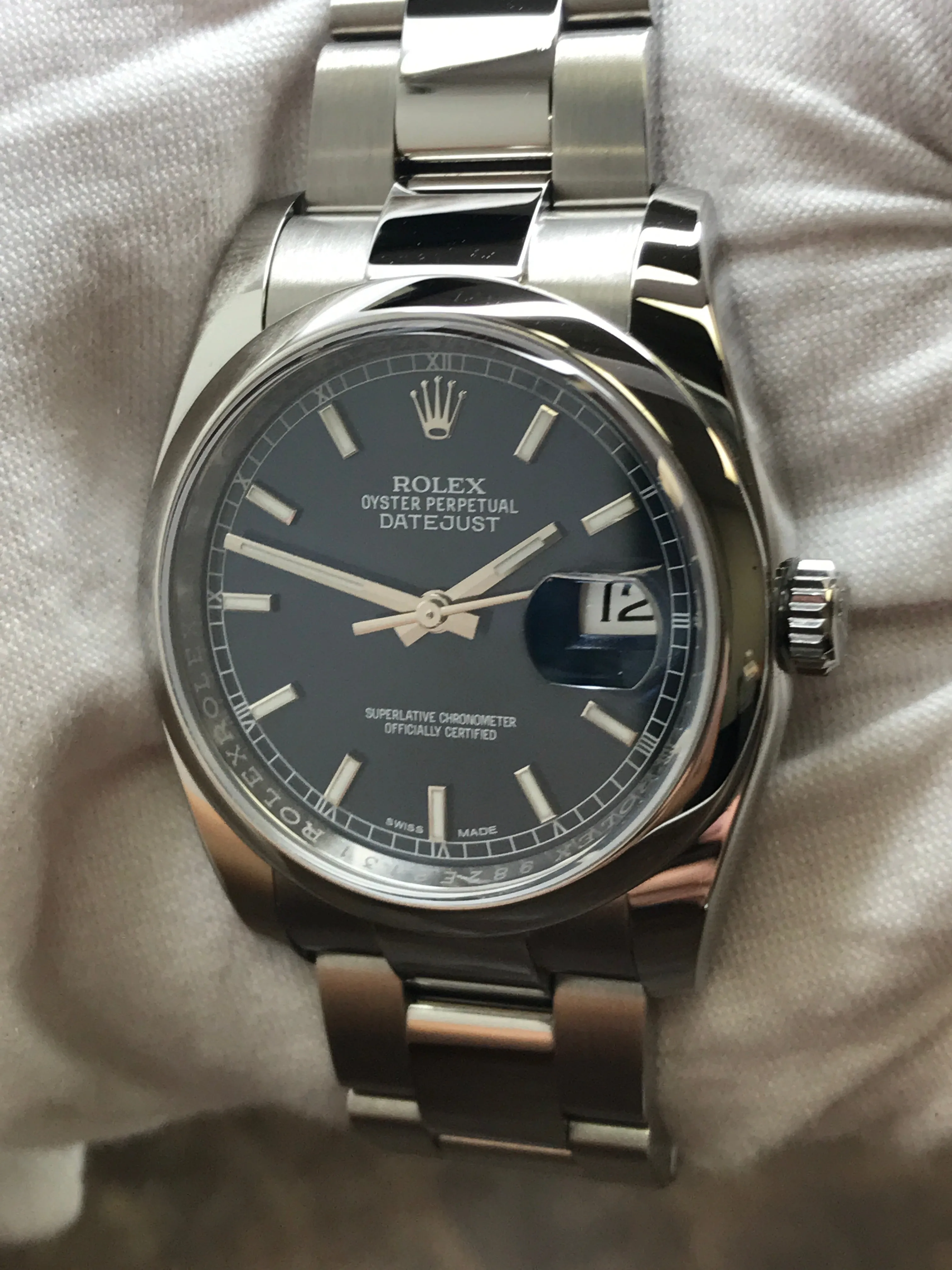 Rolex Datejust 36mm 116200 Blue Dial Automatic Watch