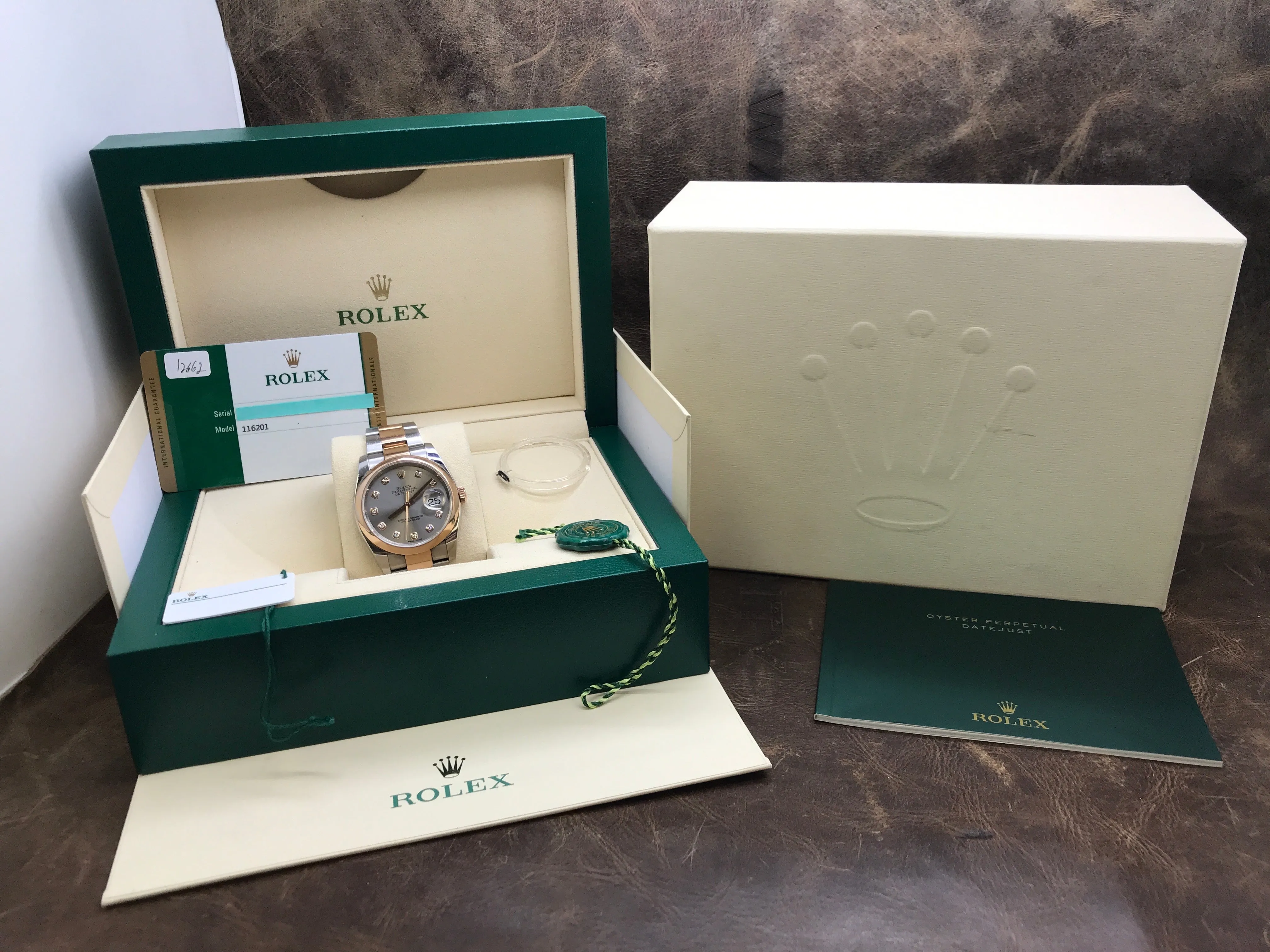 Rolex Datejust 36mm 116201 Silver Dial Automatic Watch