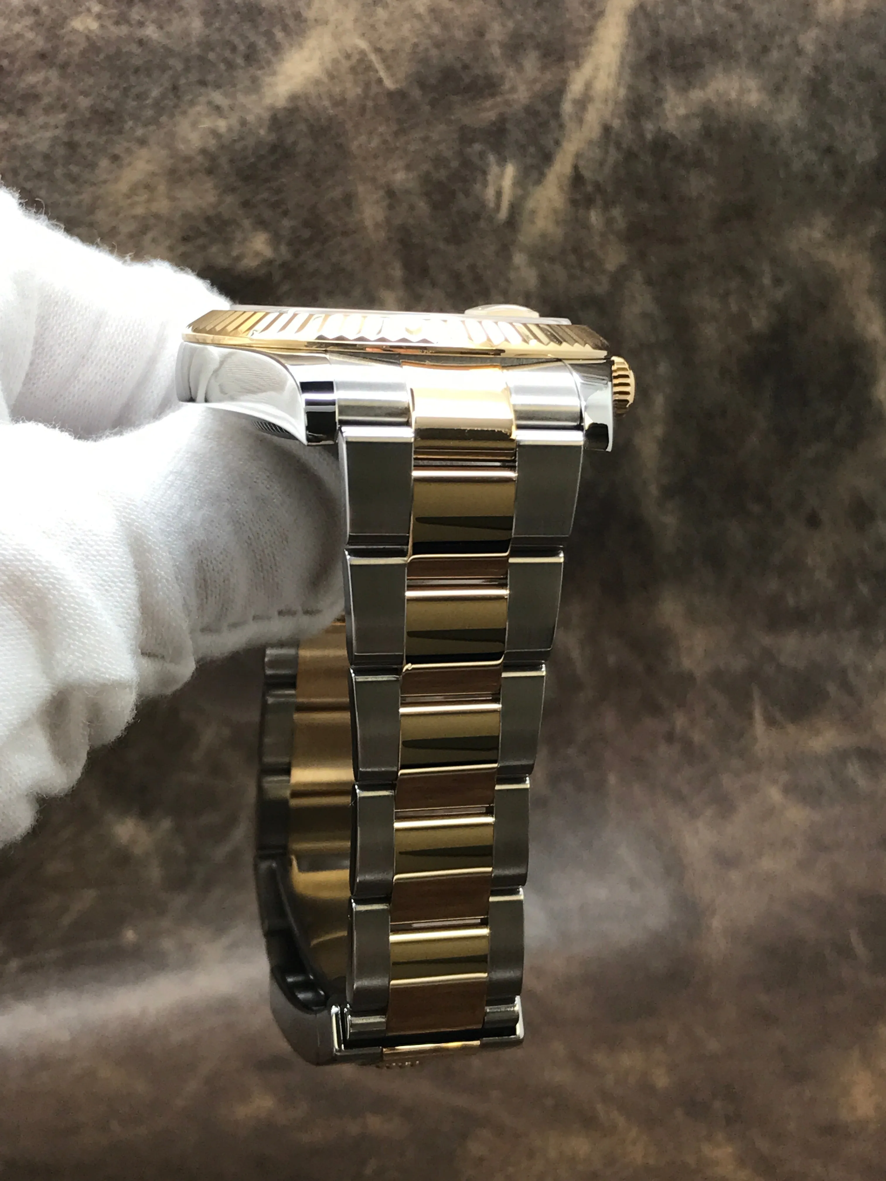 Rolex Datejust II 116333 Champ Diamond Dial Automatic Men's Watch