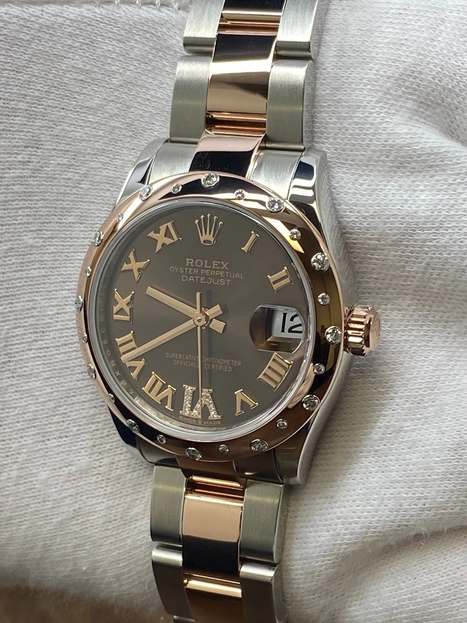 Rolex Datejust Midsize 31mm 278341RBR Chocolate Diamond Dial Automatic Women's Watch