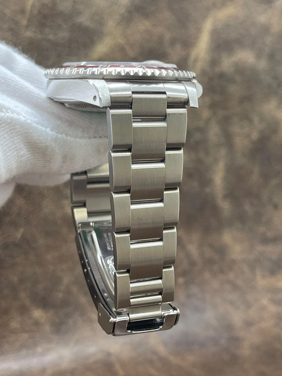 Rolex GMT Master II MINT Unpolished Coke 16710 Black Dial Automatic Men's Watch