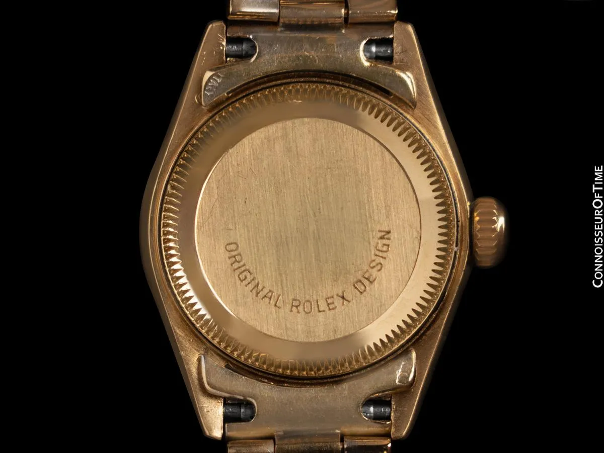 Rolex Ladies President Datejust, 69178 - 18K Gold & Rolex Factory Diamond Dial