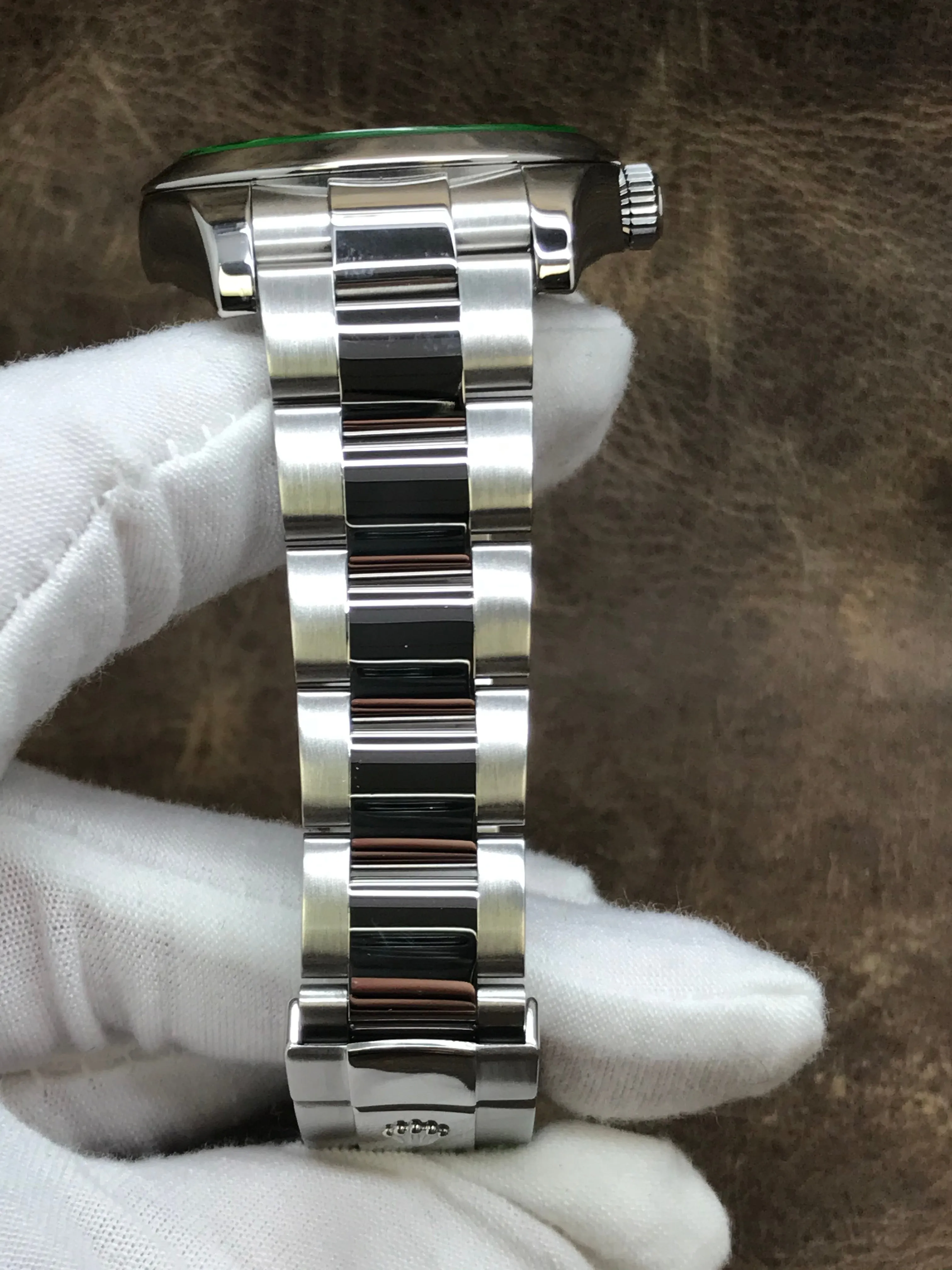 Rolex Milgauss Green 116400V Black Dial Automatic Men's Watch