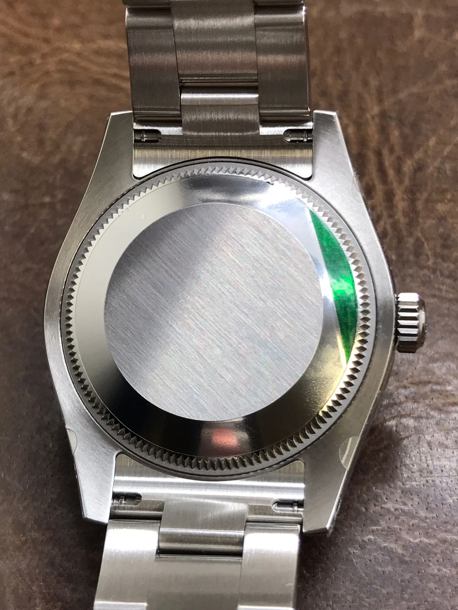 Rolex Oyster Perpetual 31mm Midsize 177200 White with Blue & Silver Roman  Dial Automatic Women's Watch