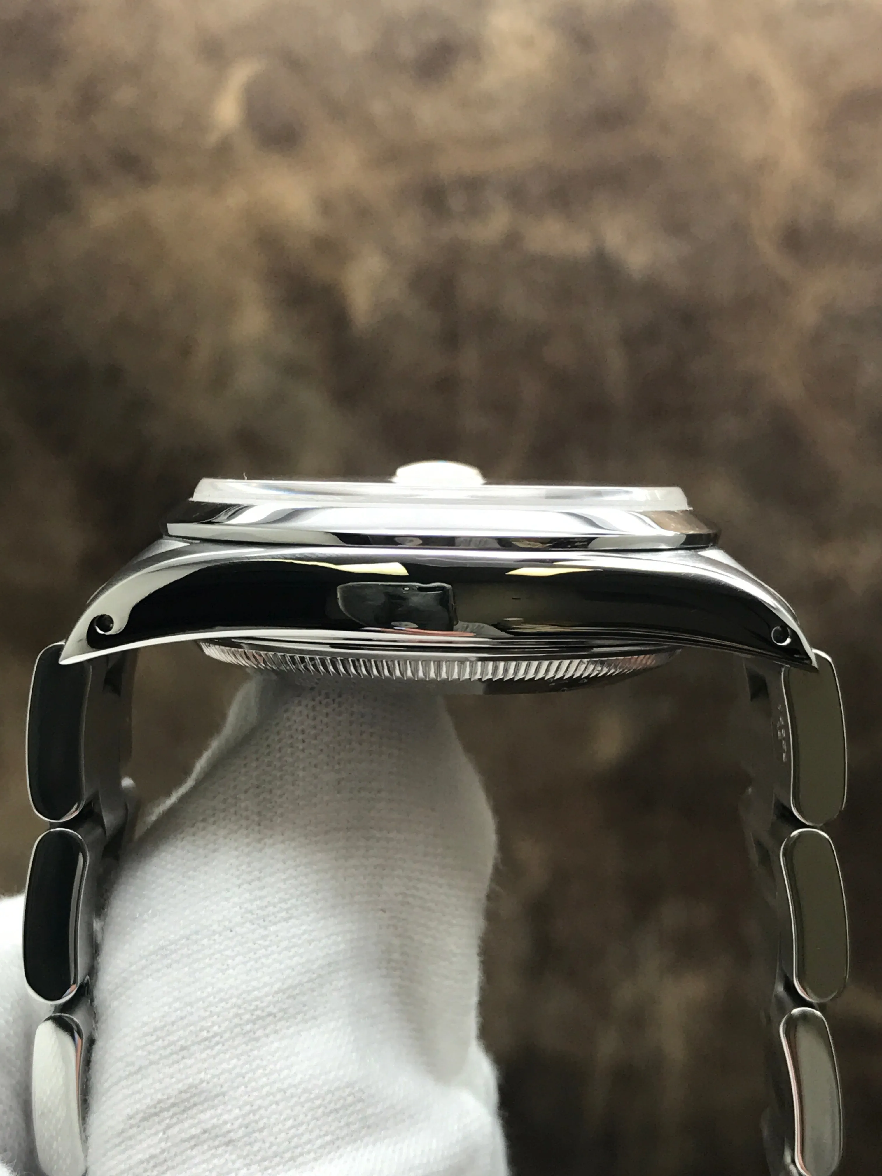 Rolex Oyster Perpetual Date 34mm 15200 Silver Dial Automatic Watch