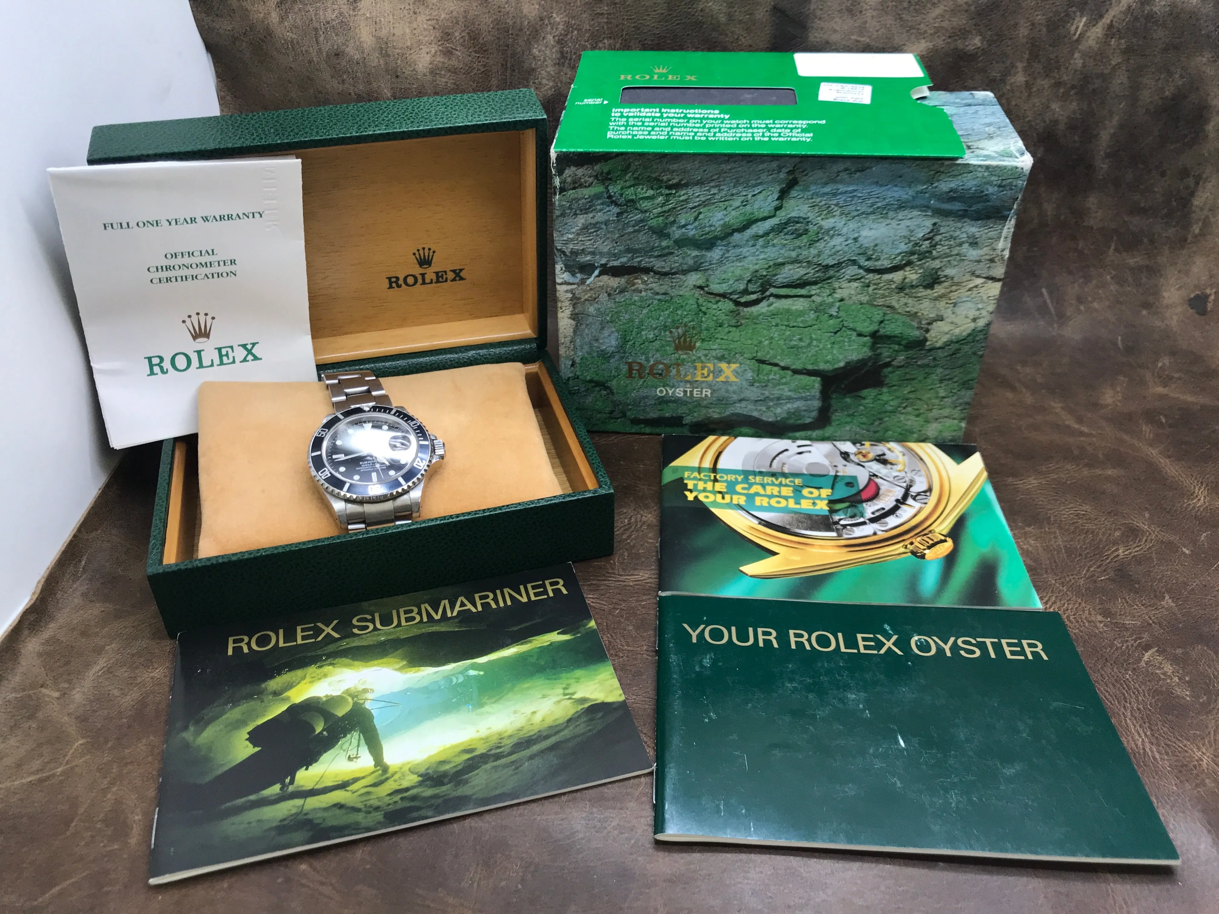 Rolex Submariner Date 16610 Black Dial Automatic Men's Watch