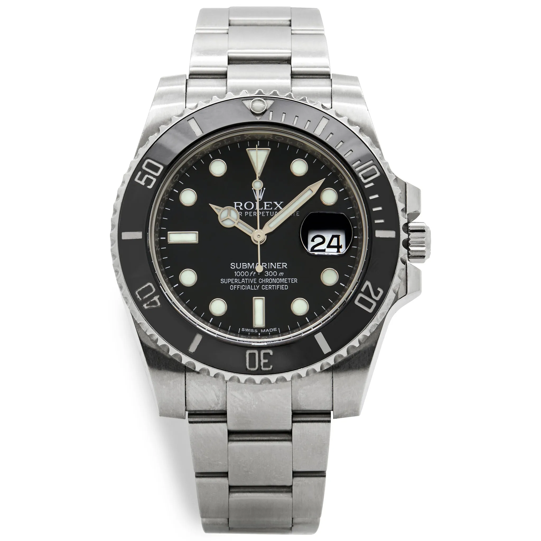 Rolex Submariner Date Cerachrom 116610 Black Dial Automatic Men's Watch