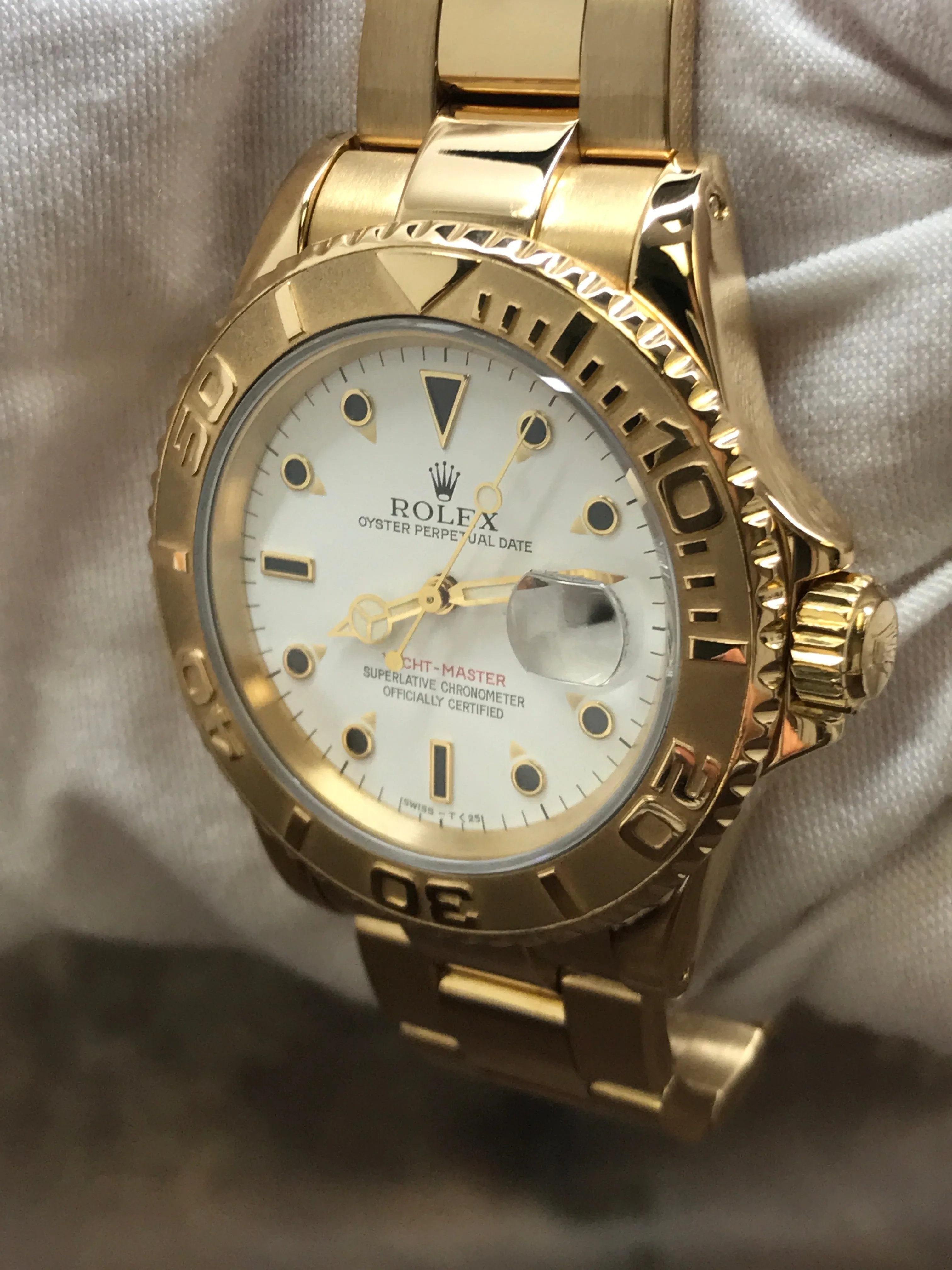 Rolex Yacht-Master 16628 White Dial Automatic  Men's Watch