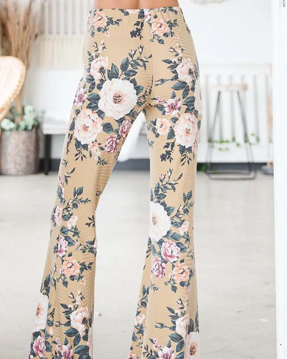 Rose Festival Flare Pants