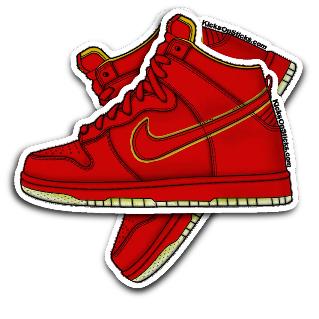 SB Dunk High "YOTH" Sneaker Sticker
