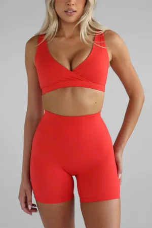 Sculpt Bike Shorts - Chilli