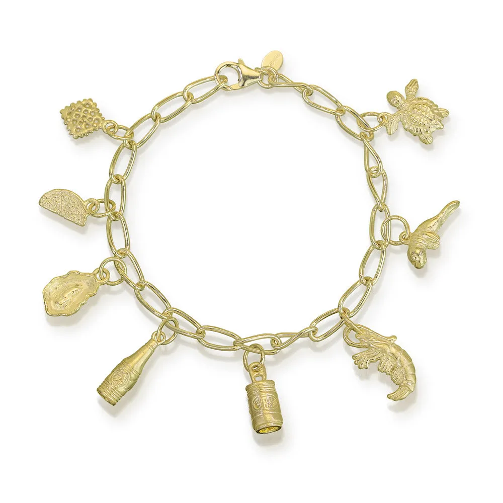 Sea Turtle Charm in Gold