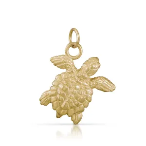 Sea Turtle Charm in Gold