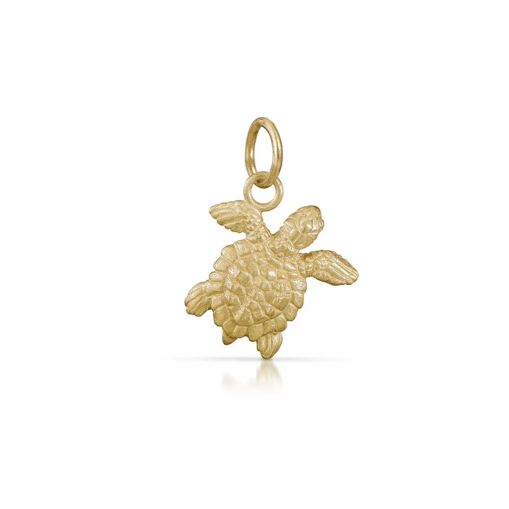 Sea Turtle Charm in Gold