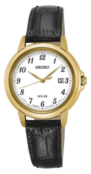Seiko Solar Analog Women's Watch SUT376P9