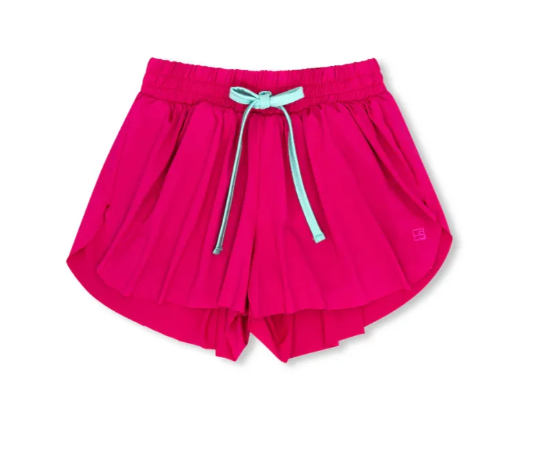 Set Athletic: Tatum Short - Power Pink, Totally Turquoise