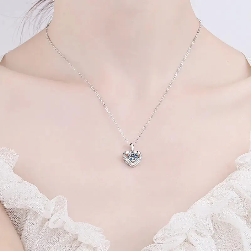 Shimmer Heart Necklace