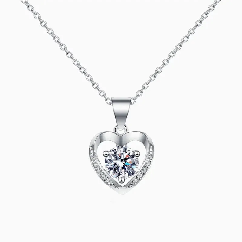 Shimmer Heart Necklace