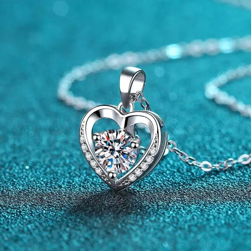 Shimmer Heart Necklace